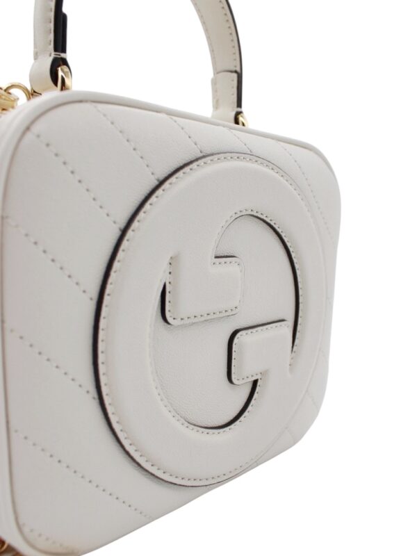 Borsa Gucci Blondie in Pelle Bianca
