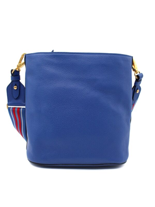 Secchiello Prada in Pelle Blu