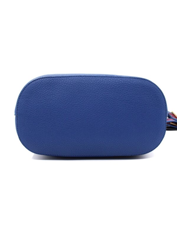 Secchiello Prada in Pelle Blu