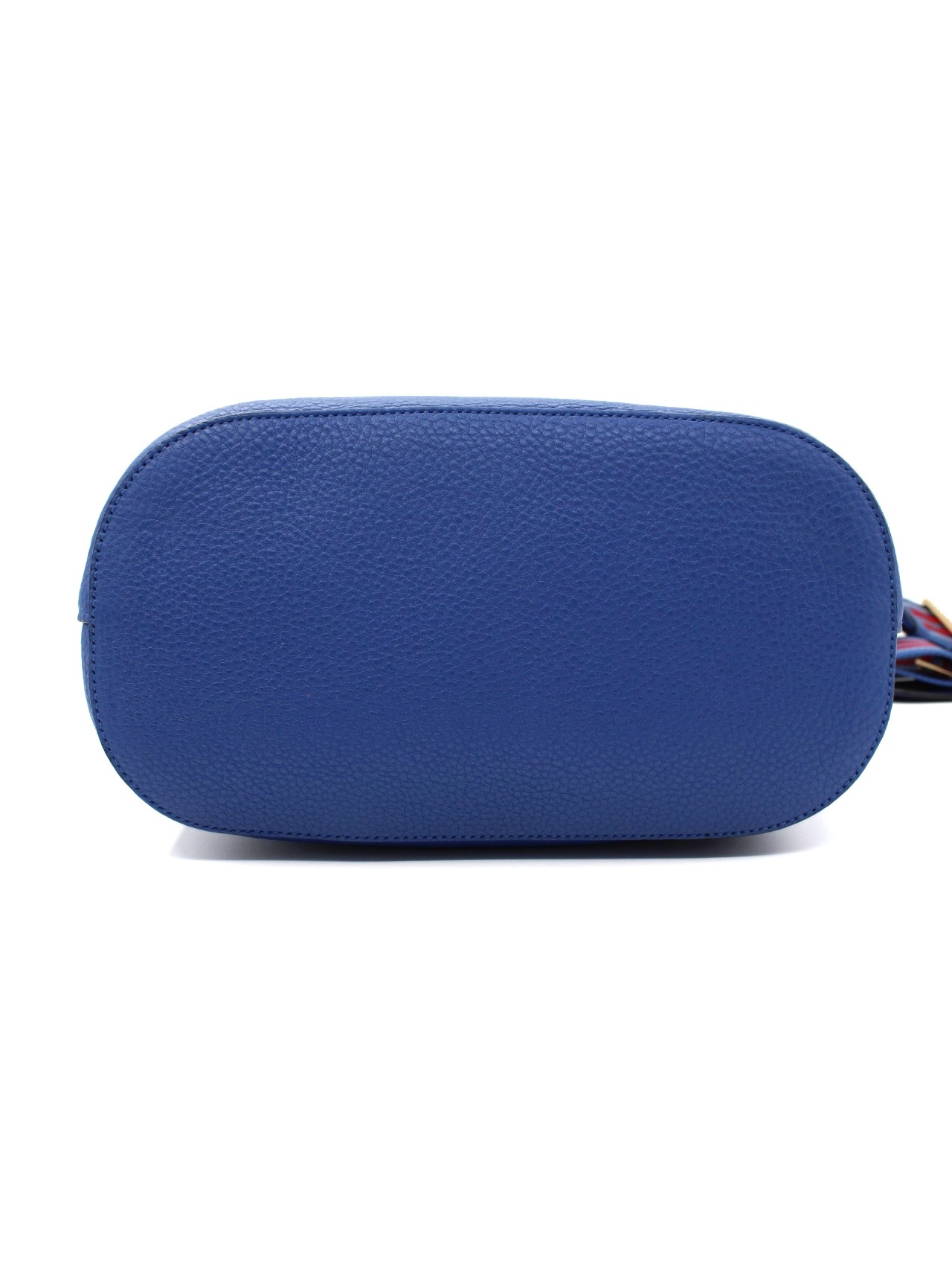 Secchiello Prada in Pelle Blu thumb
