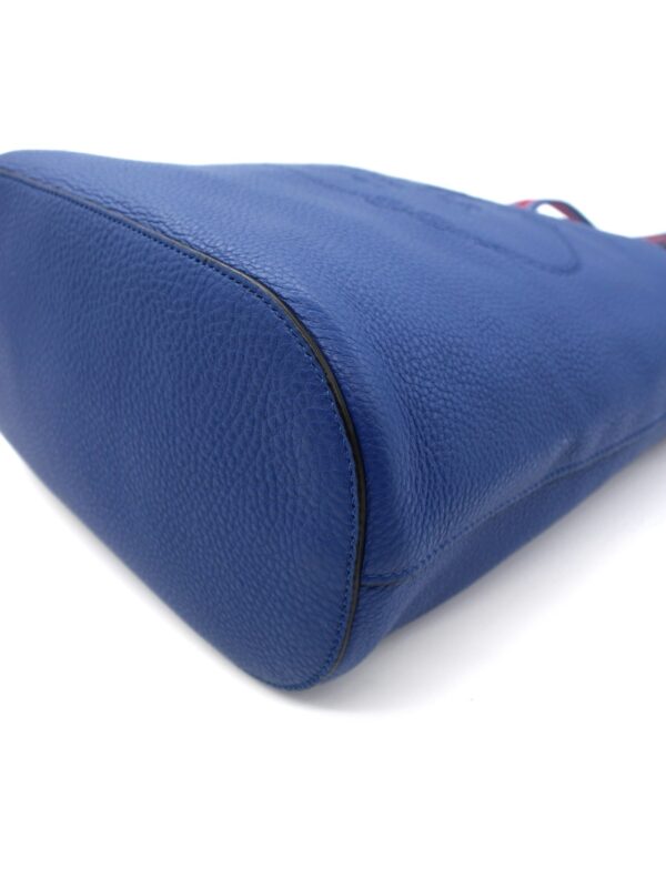 Secchiello Prada in Pelle Blu