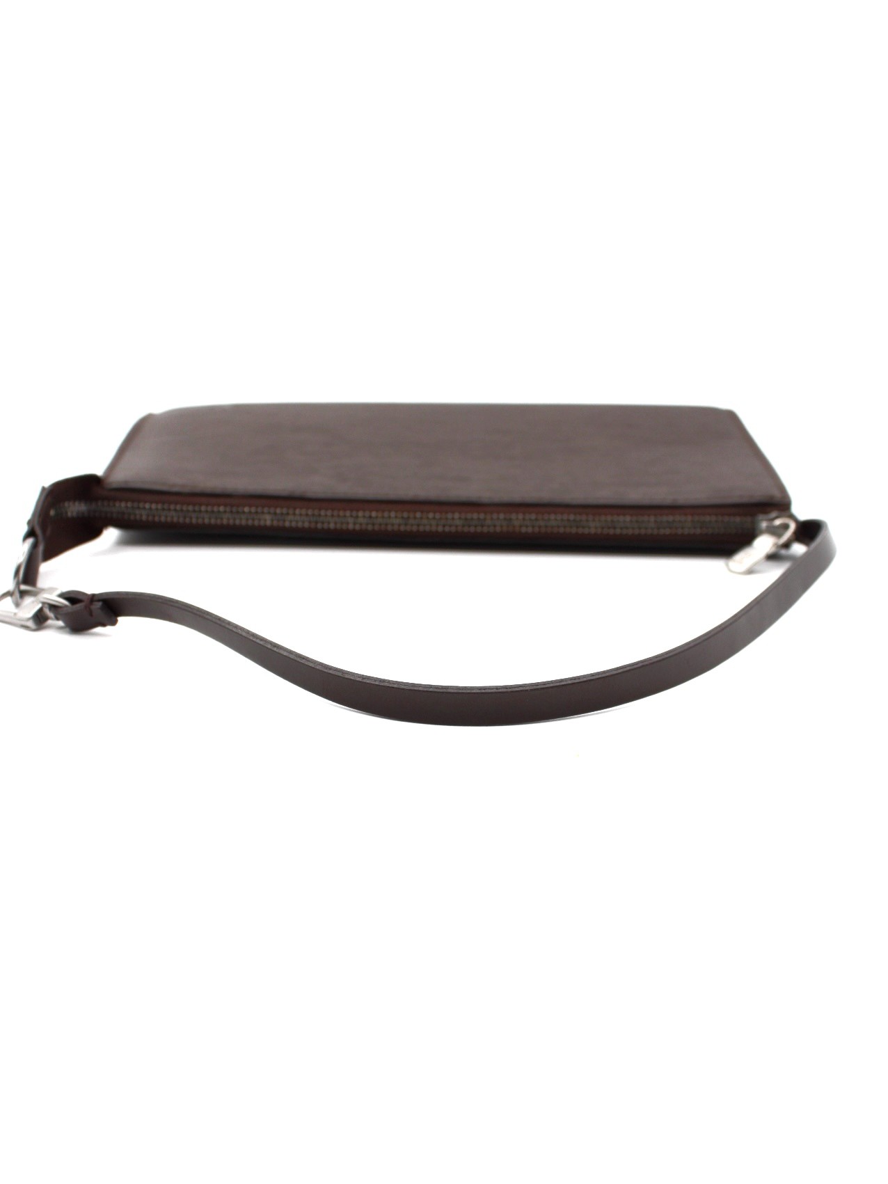 Pochette Louis Vuitton in Pelle Epi Marrone thumb