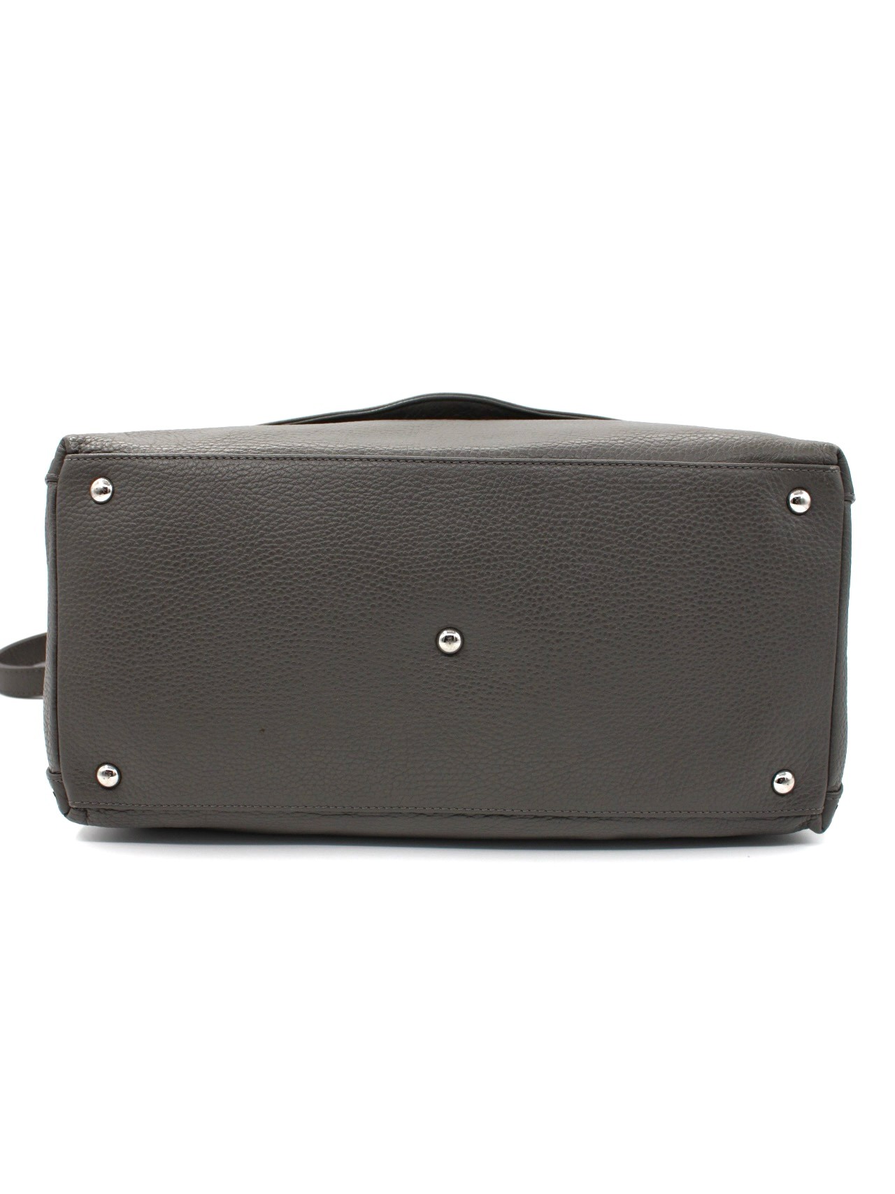 Borsa Zanellato Postina M in Pelle Grigia thumb