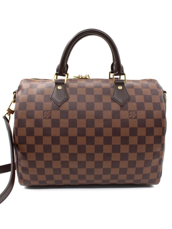 Borsa Louis Vuitton Speedy 30 Bandoulière in Damier Ebene