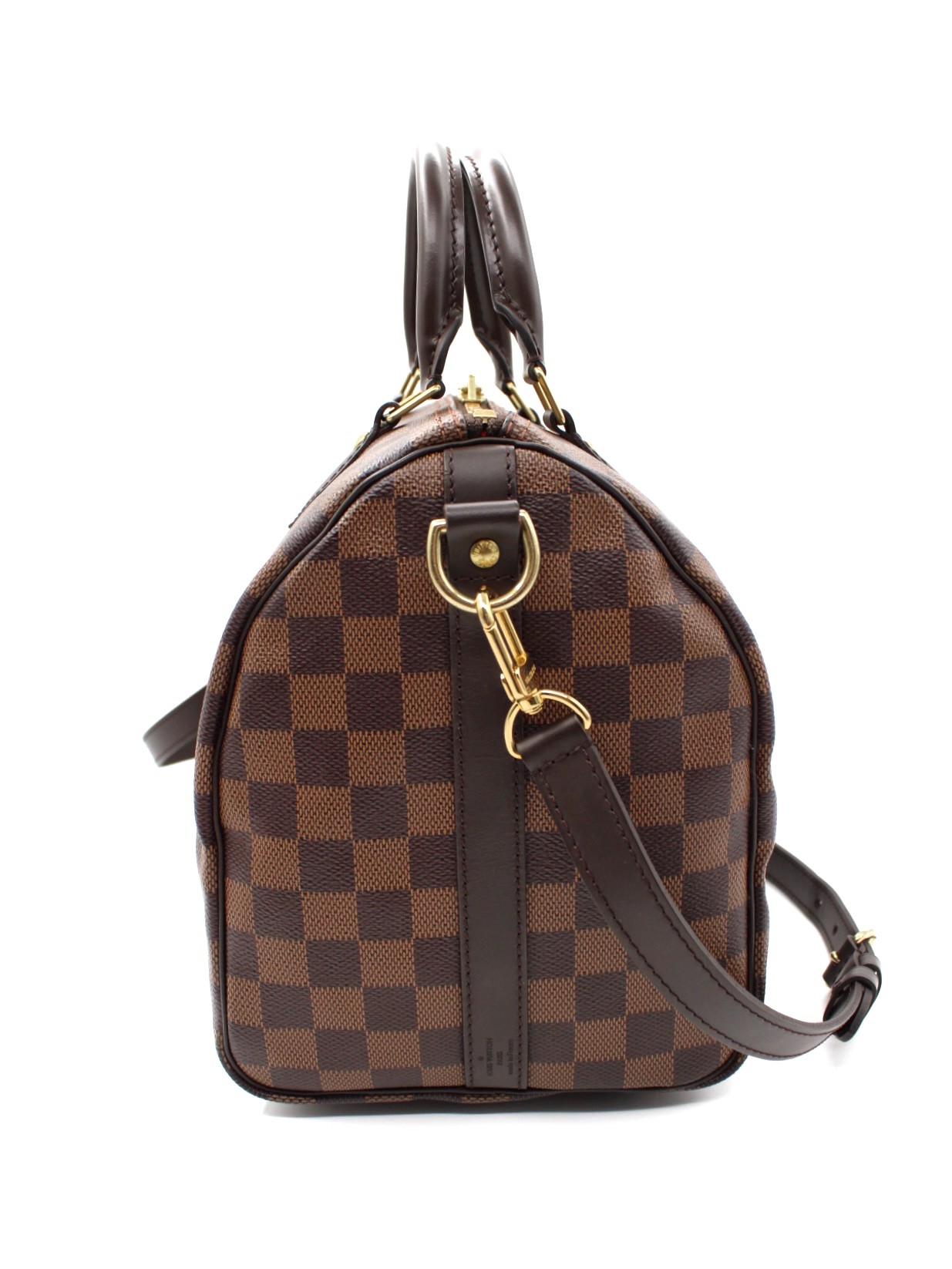 Borsa Louis Vuitton Speedy 30 Bandoulière in Damier Ebene thumb