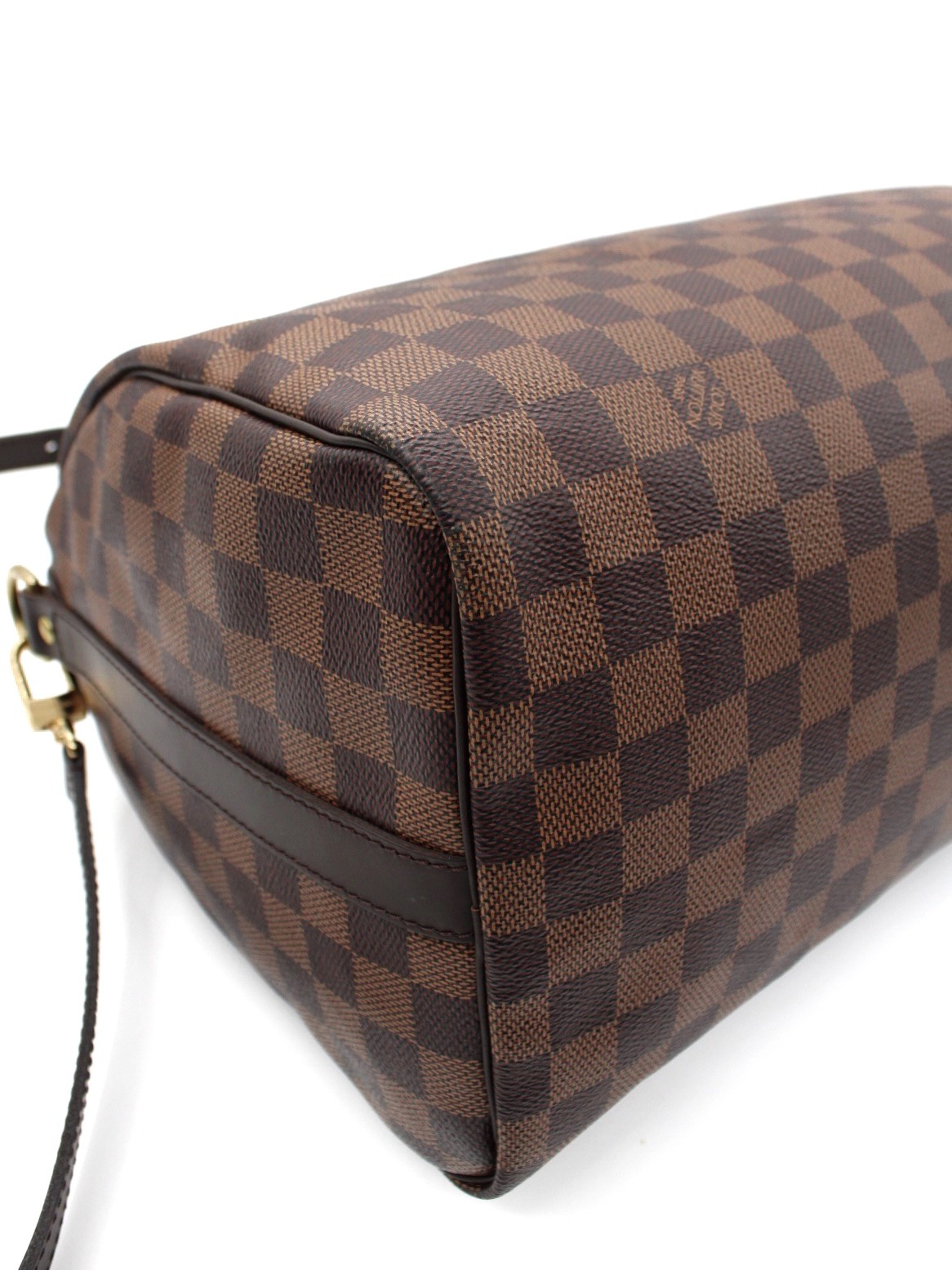 Borsa Louis Vuitton Speedy 30 Bandoulière in Damier Ebene thumb