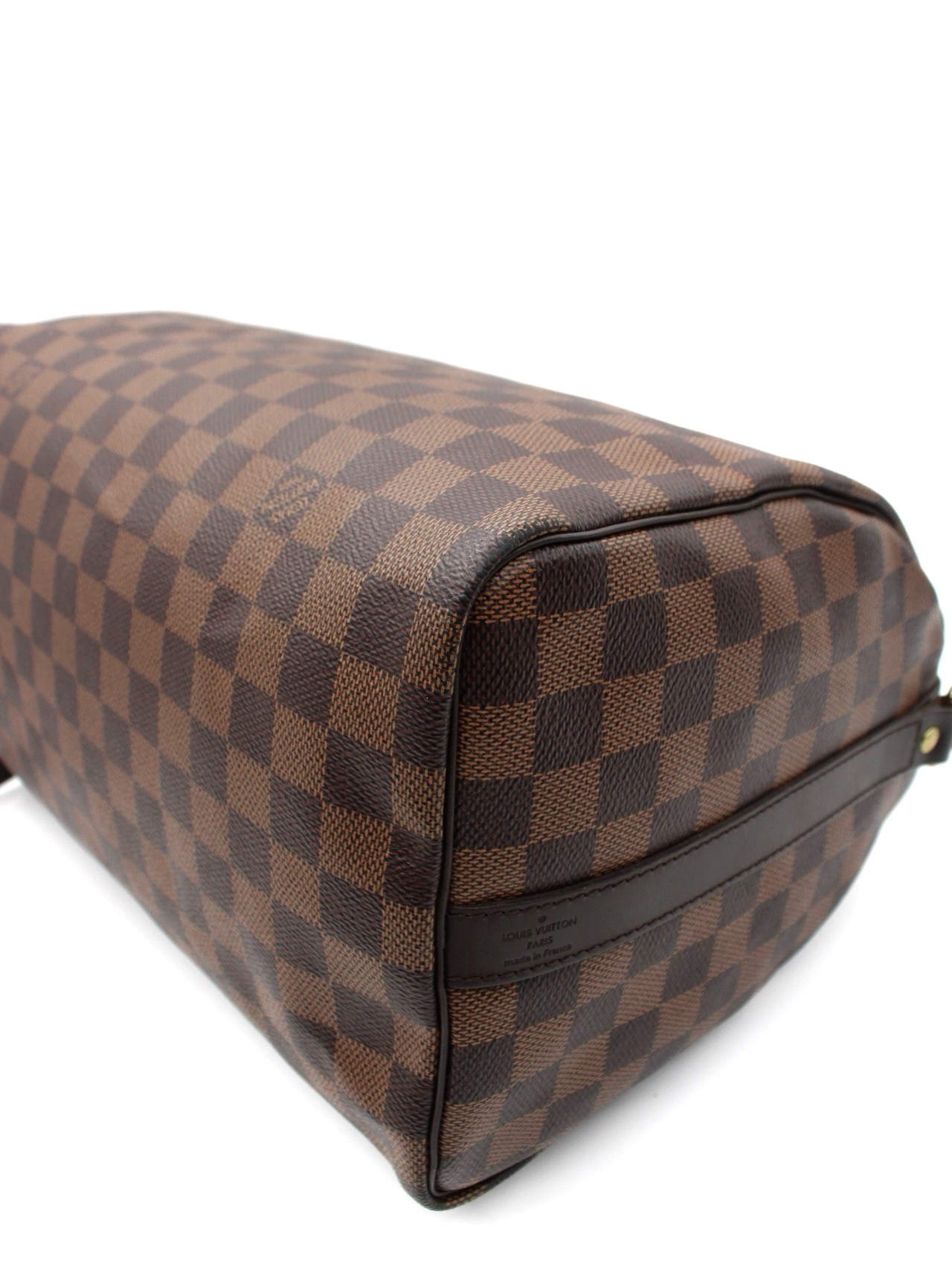 Borsa Louis Vuitton Speedy 30 Bandoulière in Damier Ebene thumb