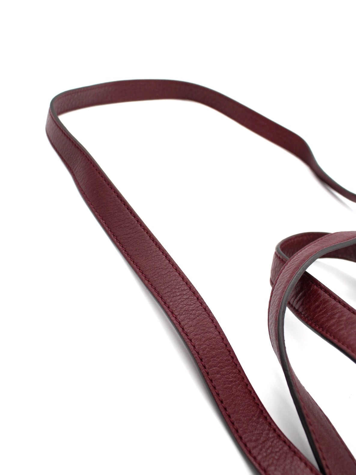 Borsa Gucci con Dettaglio Bamboo in Pelle Guccissima Vinaccia thumb