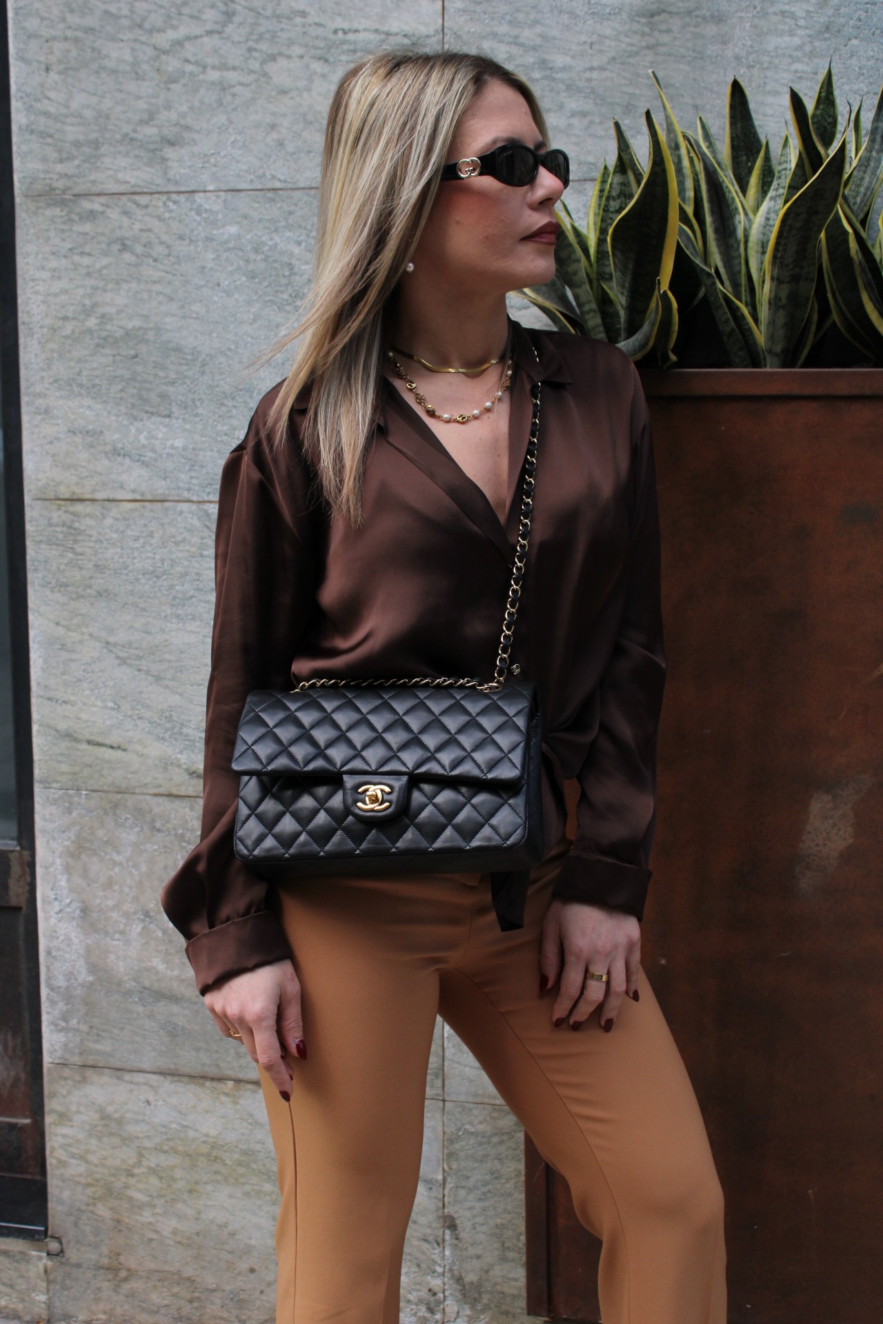 Borsa Chanel Classica in Pelle di agnello thumb