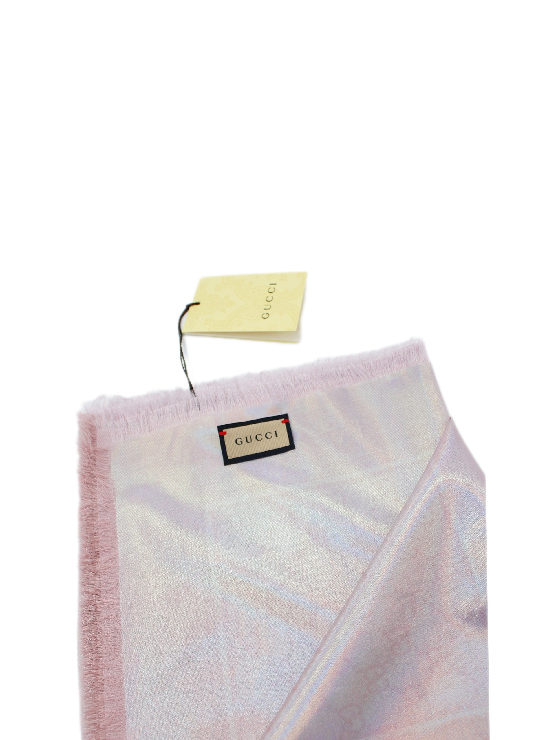 Stola Gucci rosa in lana thumb