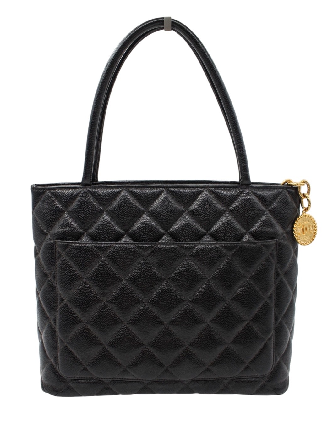 Borsa Chanel Medallion in Pelle Caviar thumb