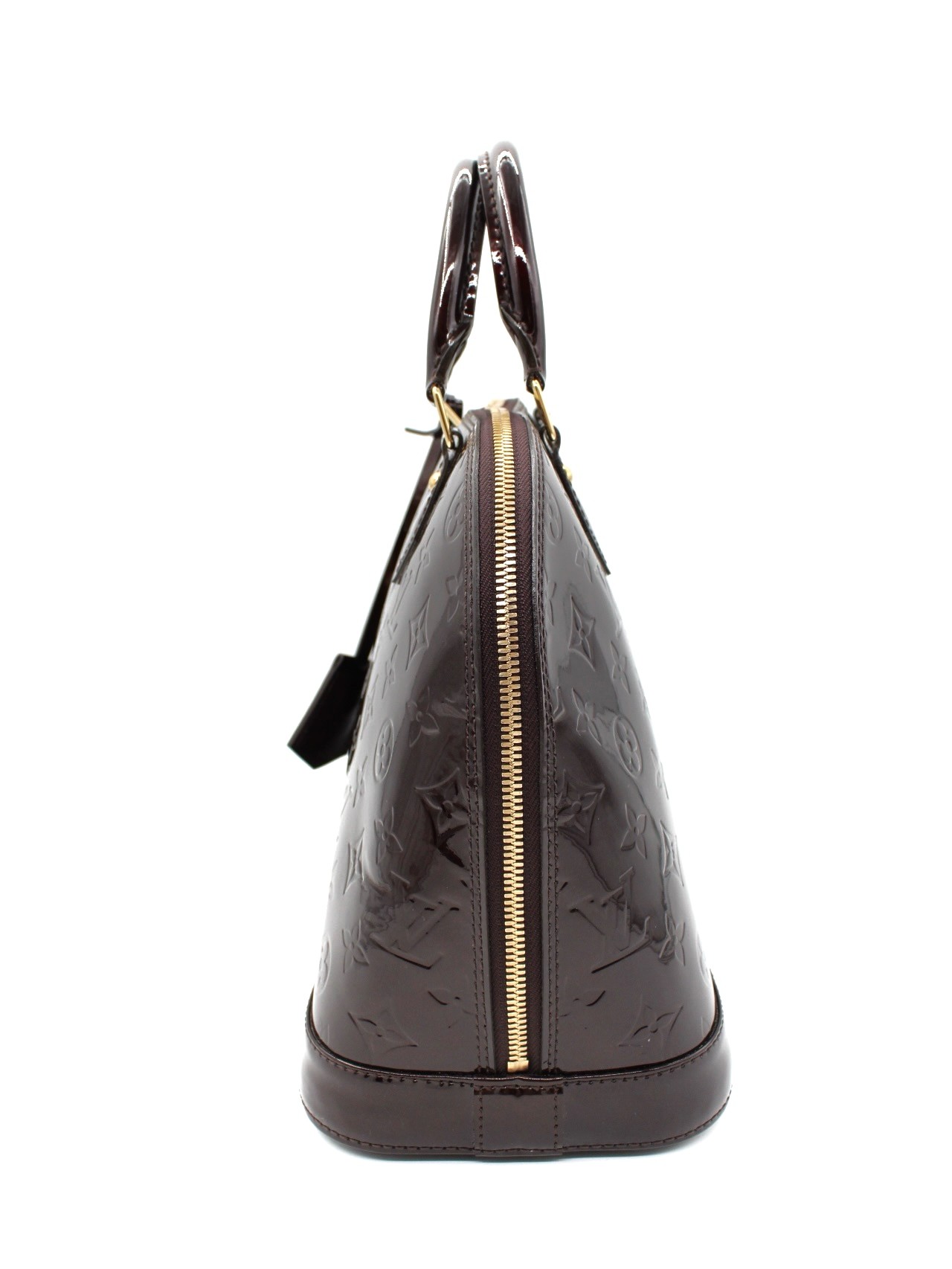 Borsa Louis Vuitton Alma PM in Vernis Amaranto thumb