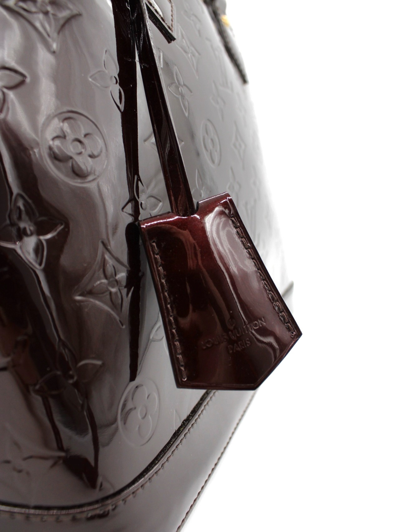 Borsa Louis Vuitton Alma PM in Vernis Amaranto thumb