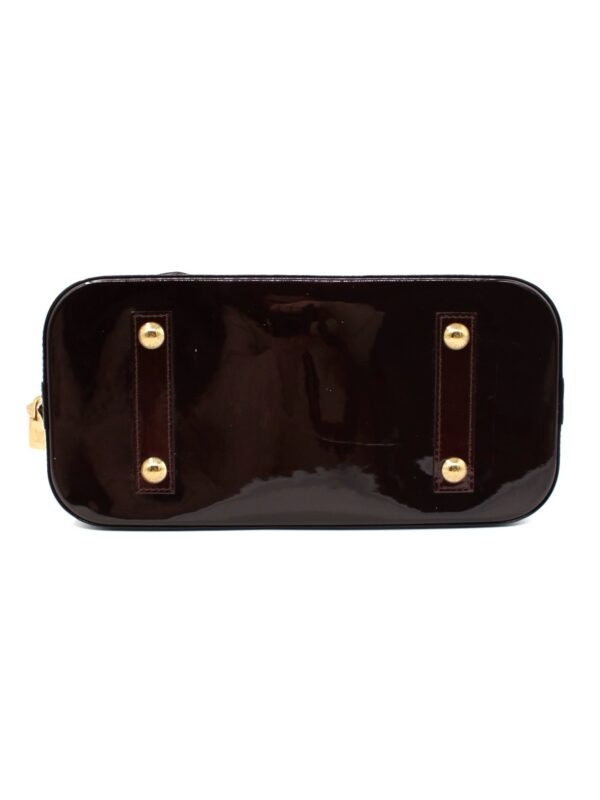 Borsa Louis Vuitton Alma PM in Vernis Amaranto