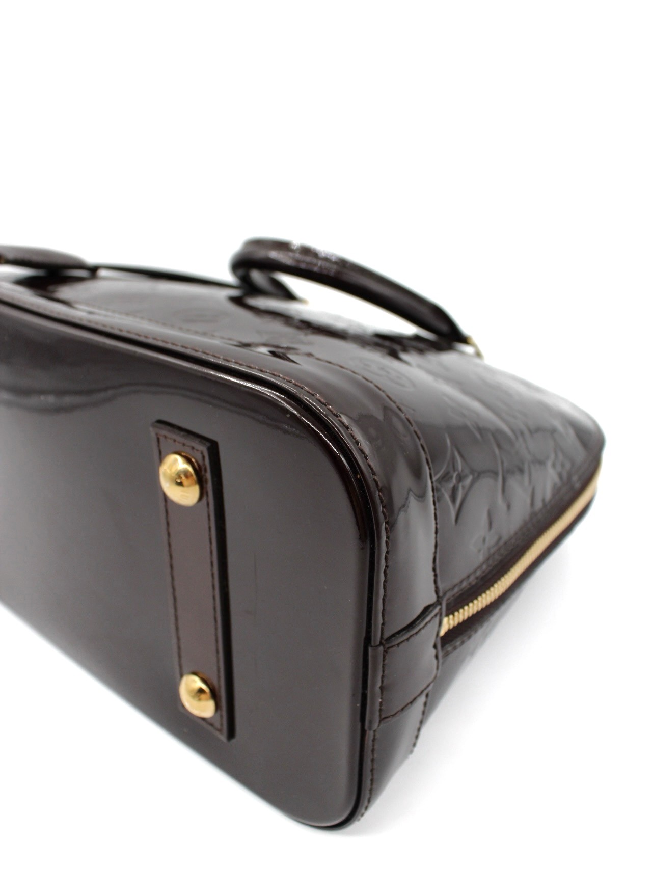 Borsa Louis Vuitton Alma PM in Vernis Amaranto thumb