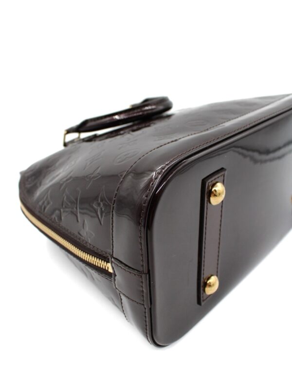 Borsa Louis Vuitton Alma PM in Vernis Amaranto