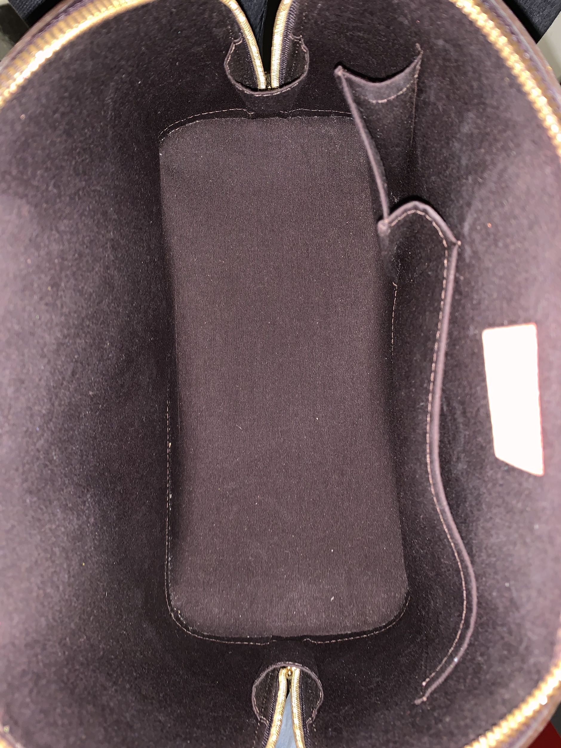Borsa Louis Vuitton Alma PM in Vernis Amaranto thumb