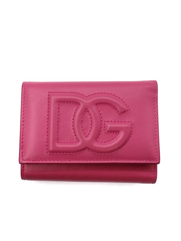 Portafoglio D&G Logo in pelle