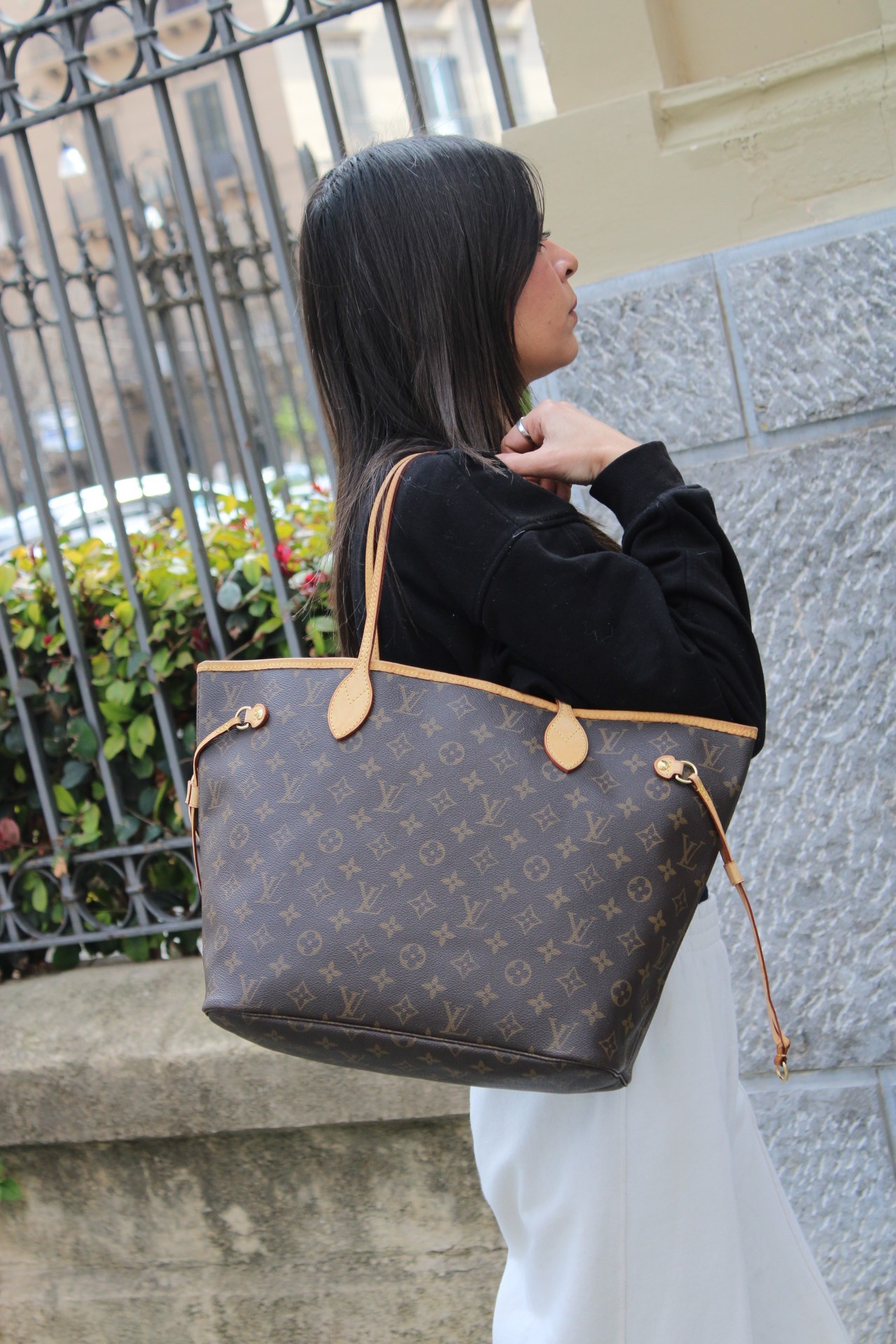 Borsa Louis Vuitton Neverfull MM thumb