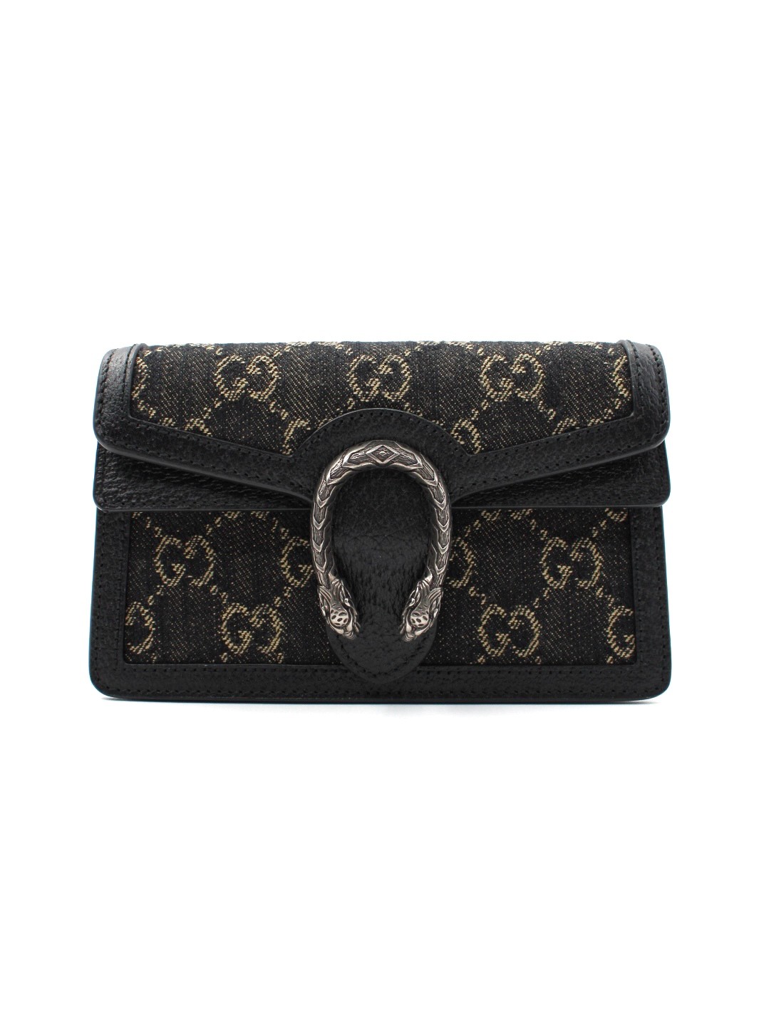 Tracolla Gucci Dionysus Super Mini in Denim thumb