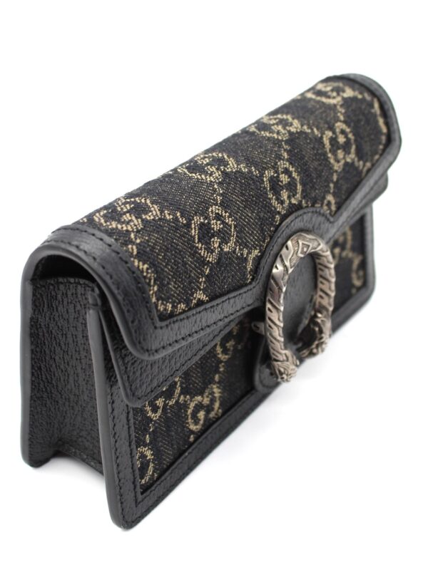 Tracolla Gucci Dionysus Super Mini in Denim