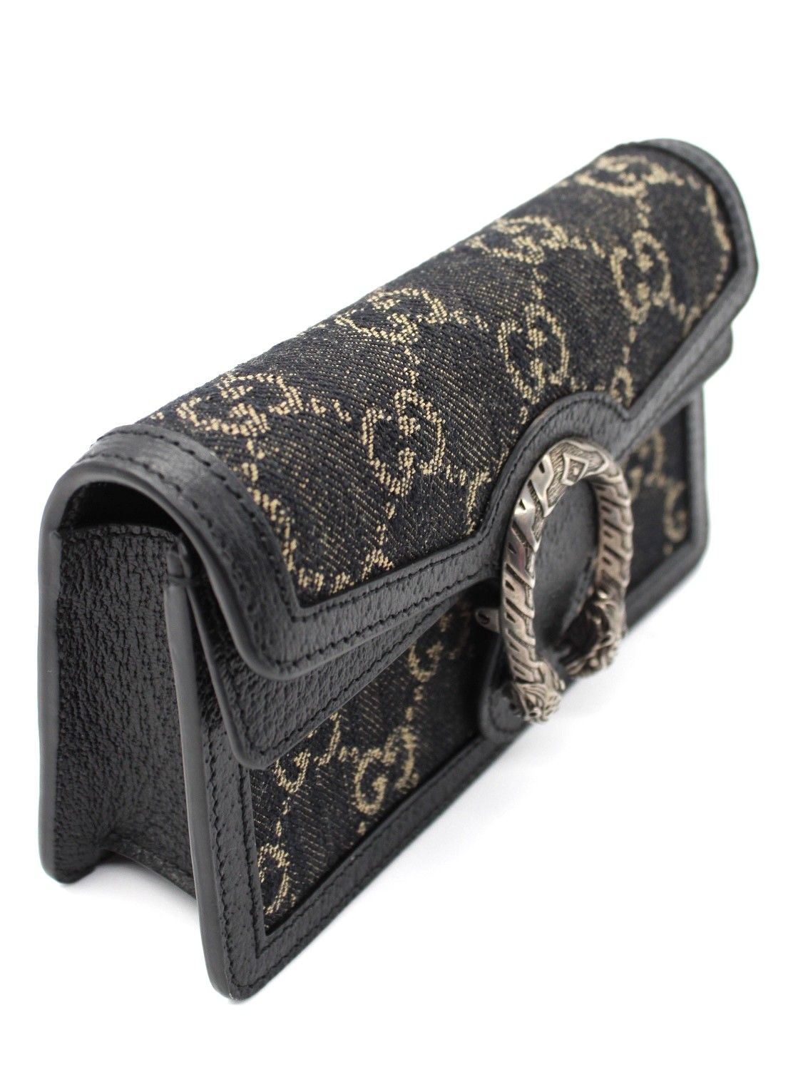 Tracolla Gucci Dionysus Super Mini in Denim thumb