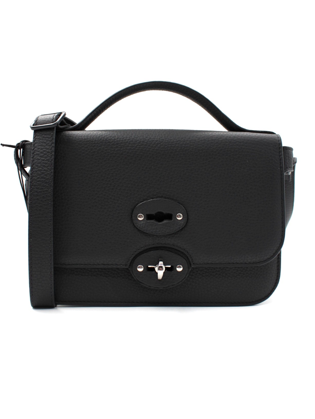Borsa Zanellato Ella in Pelle Nera thumb