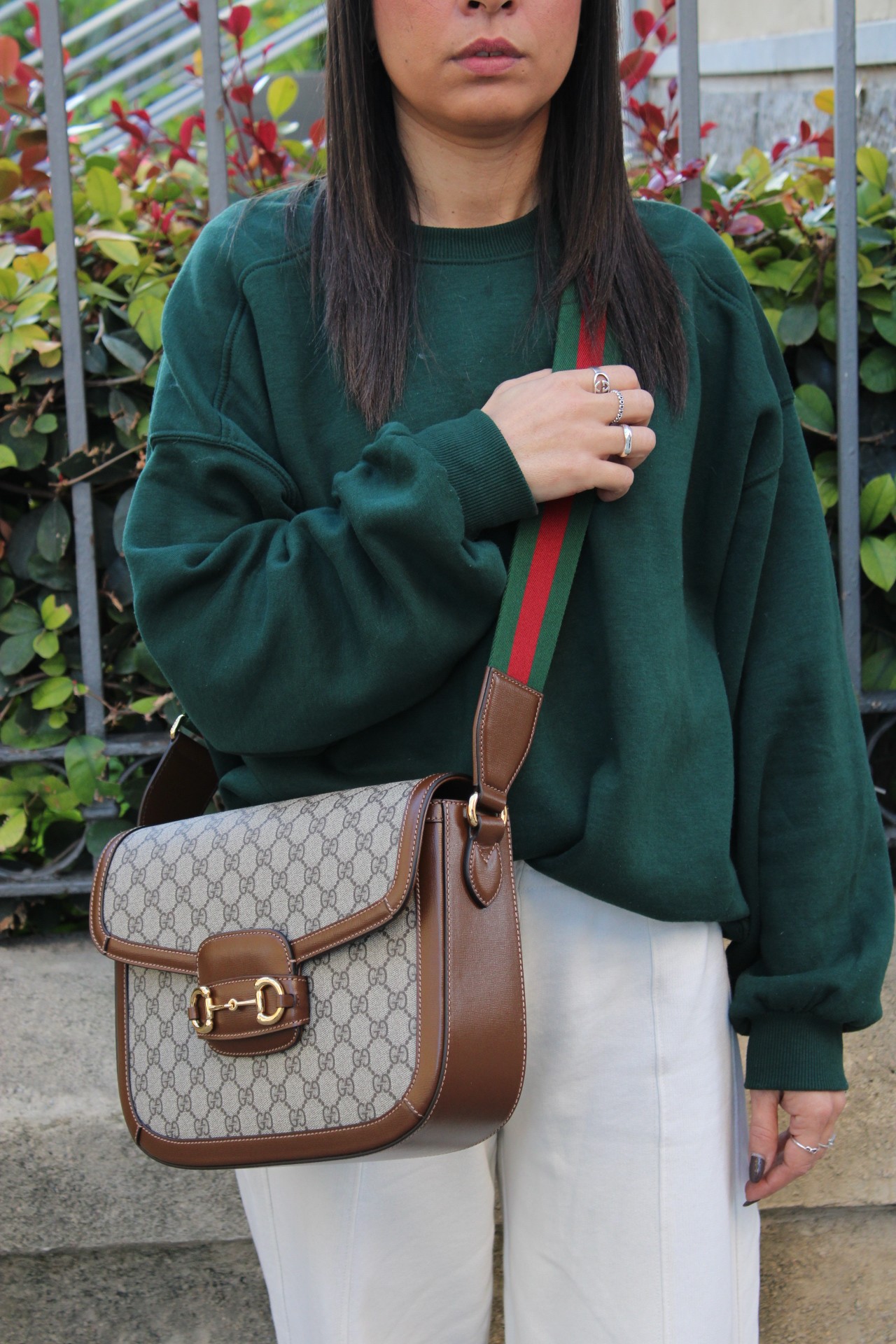Borsa Gucci Horsebit 1955 Large thumb