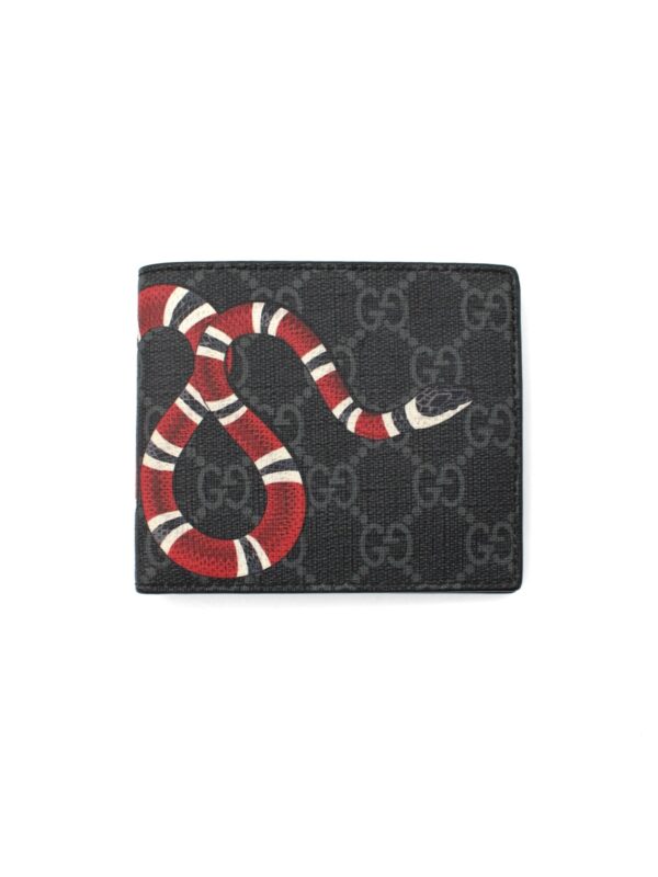 Portafoglio Gucci Bi-Fold con stampa Kingsnake