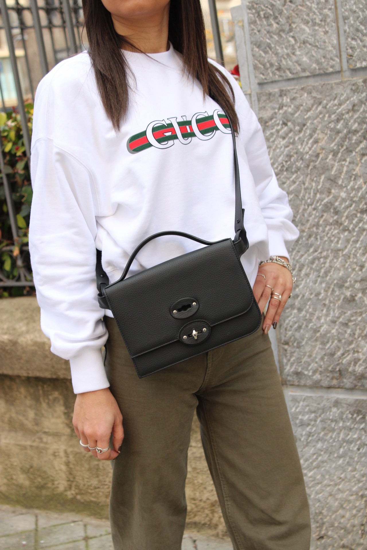 Borsa Zanellato Ella in Pelle Nera thumb