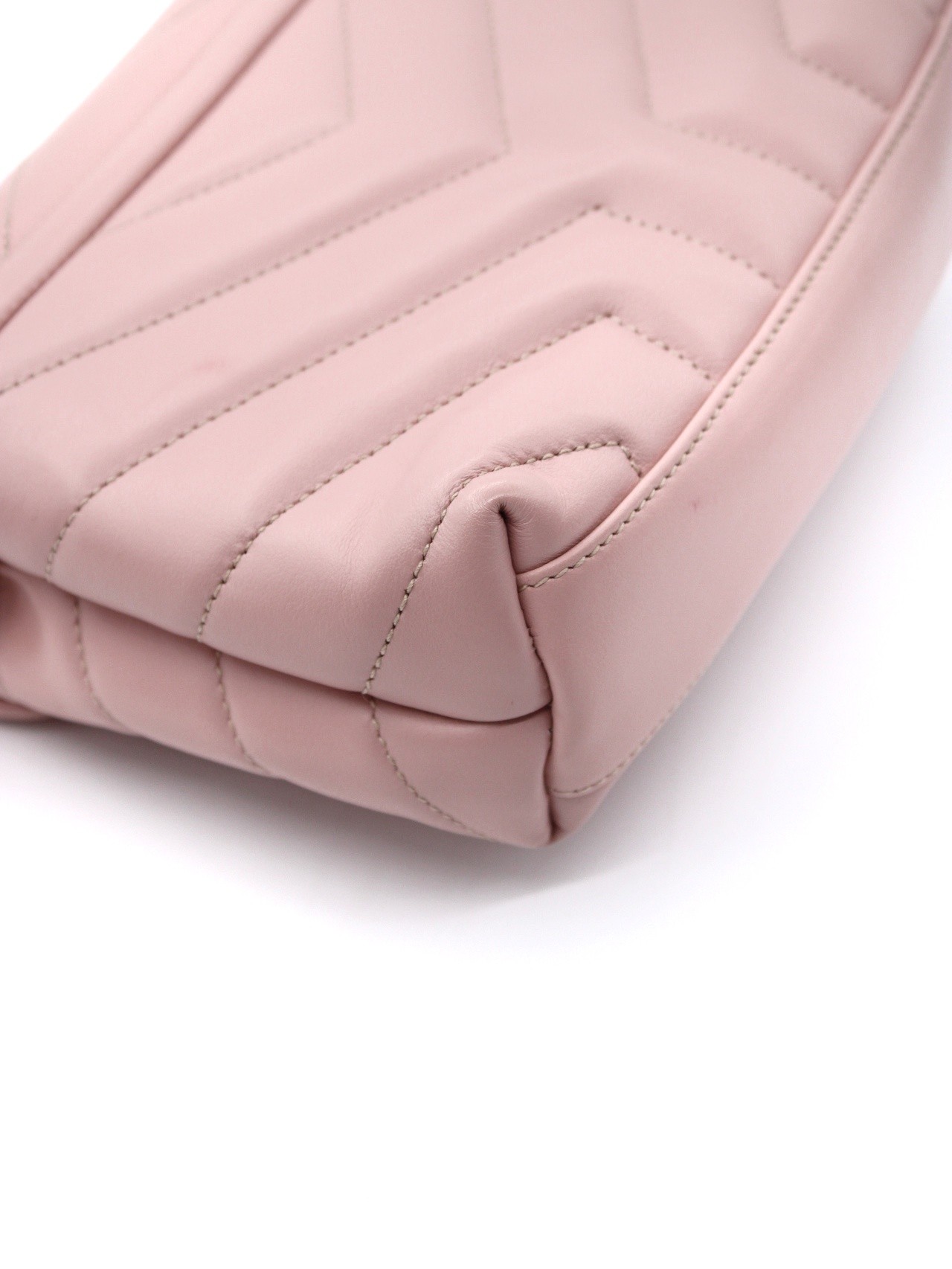 Borsa Saint Laurent LouLou Toy in pelle rosa thumb