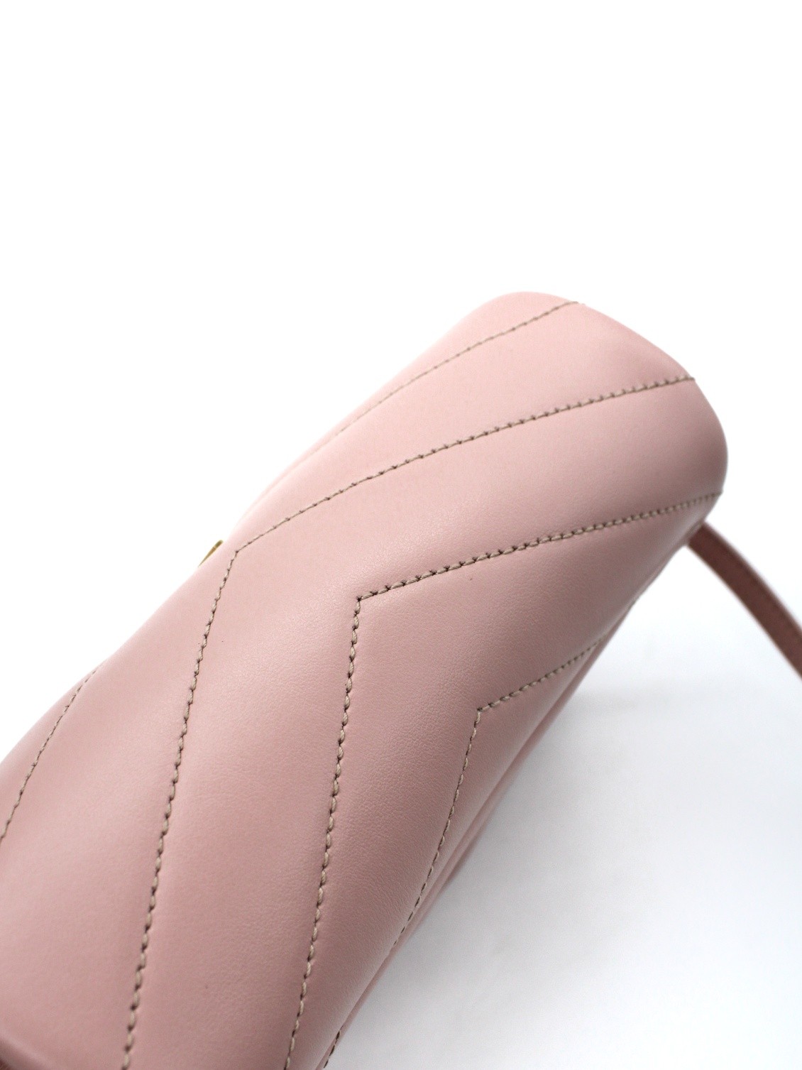 Borsa Saint Laurent LouLou Toy in pelle rosa thumb