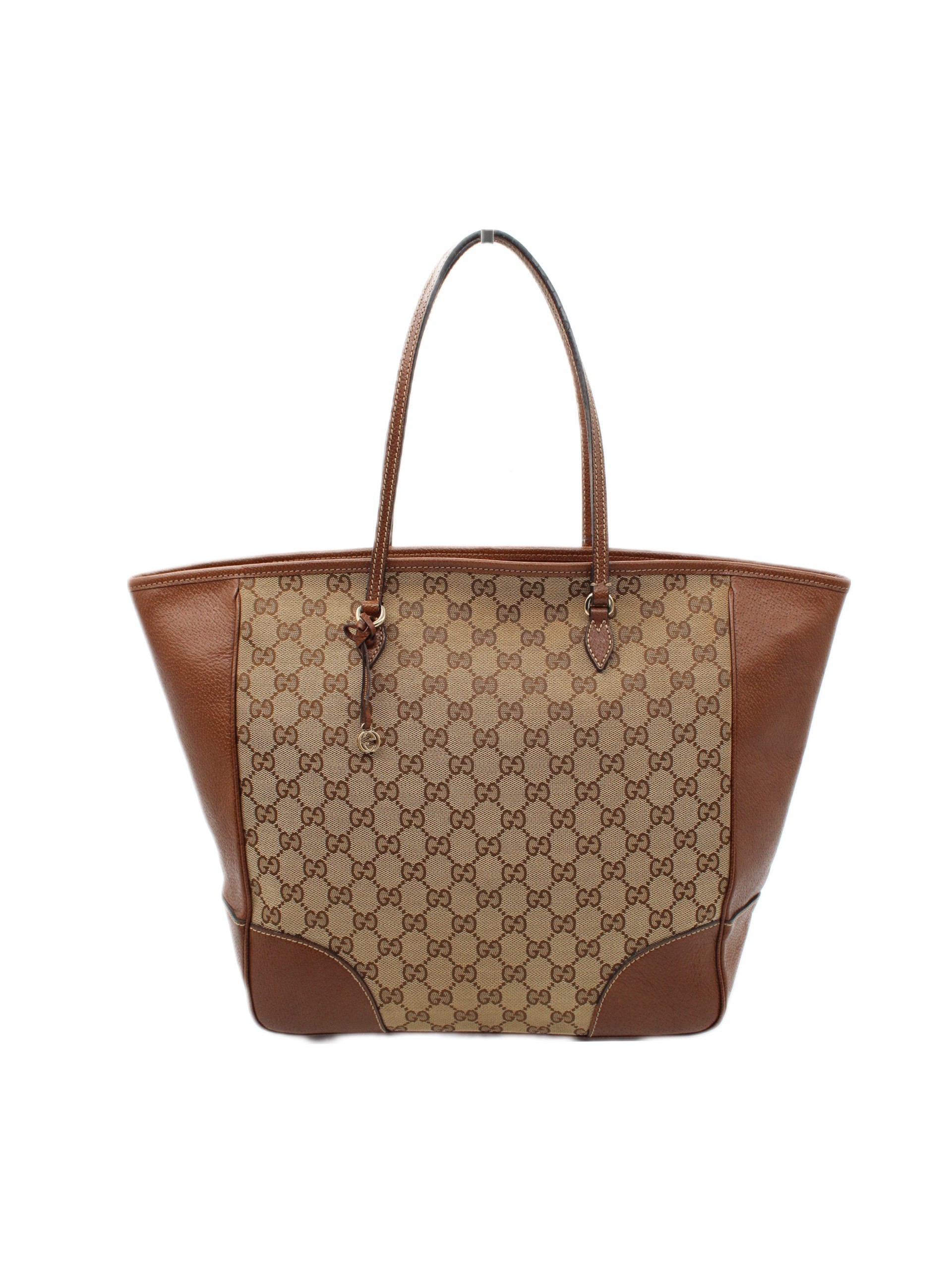 Shopper Gucci in tessuto GG e pelle thumb