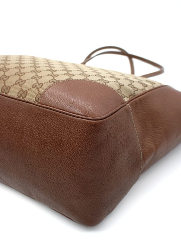 Shopper Gucci in tessuto GG e pelle