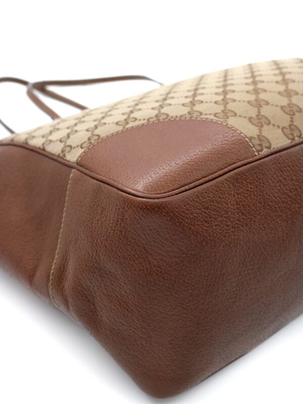 Shopper Gucci in tessuto GG e pelle