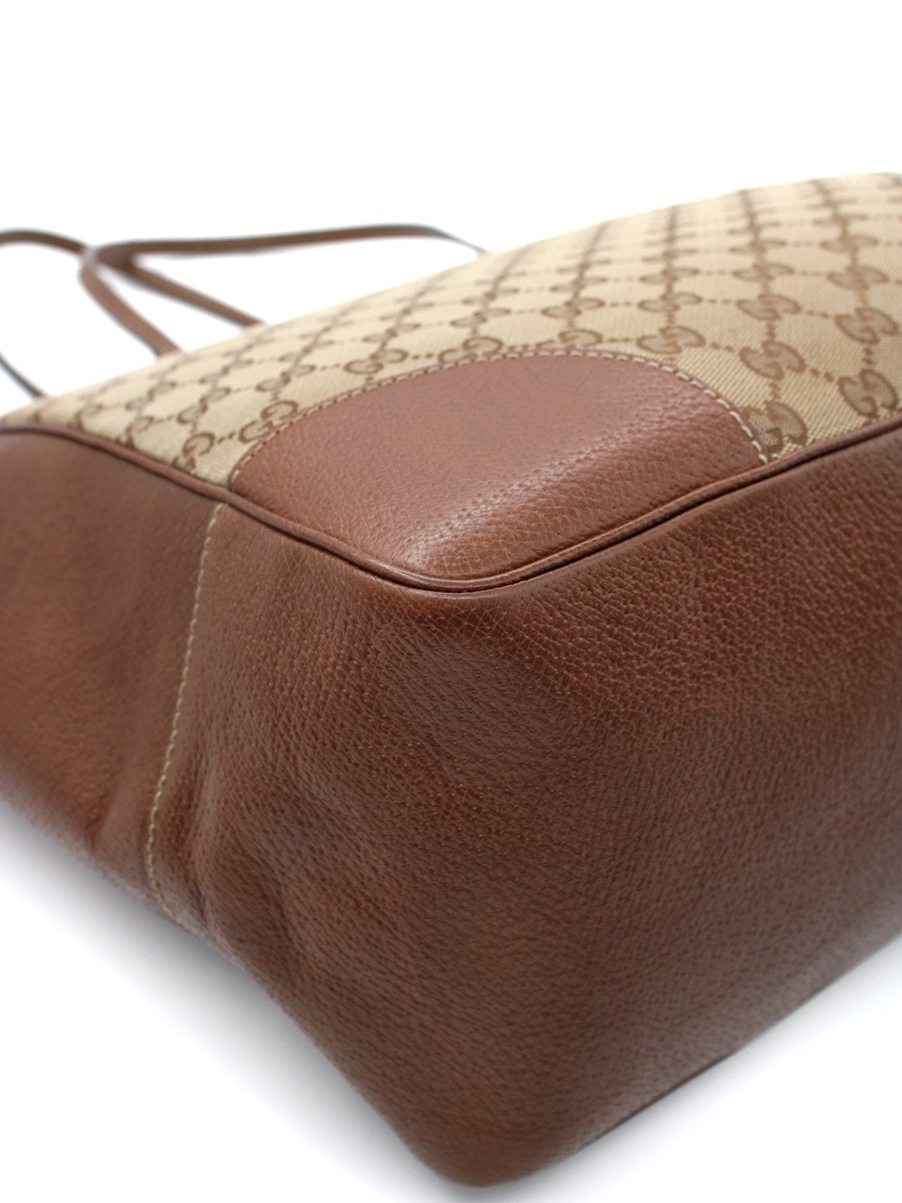 Shopper Gucci in tessuto GG e pelle thumb
