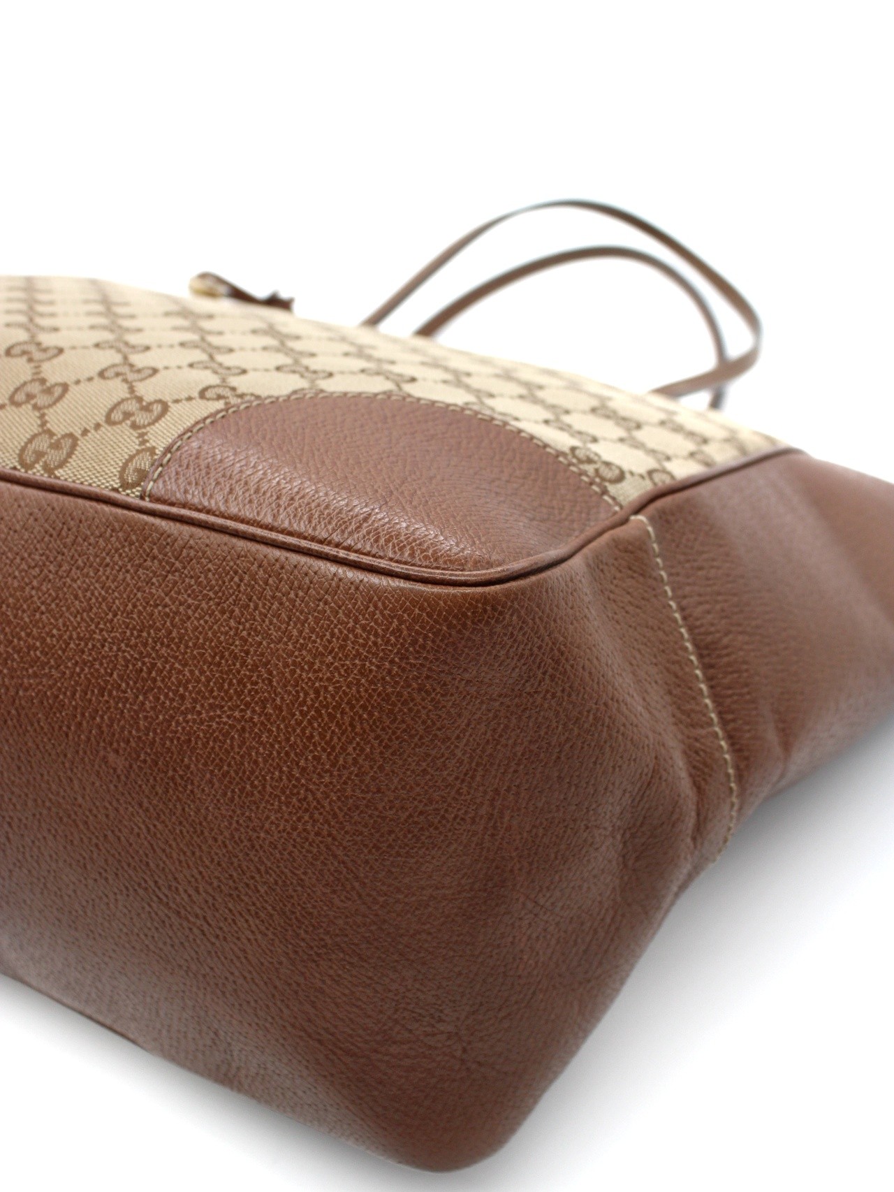 Shopper Gucci in tessuto GG e pelle thumb