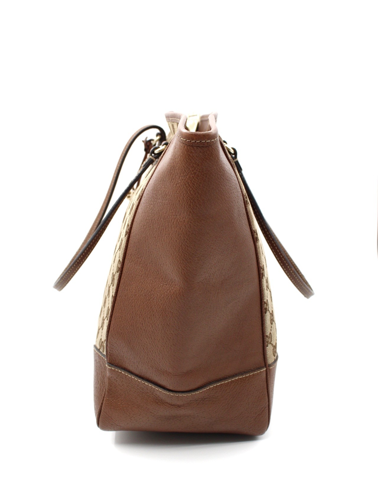 Shopper Gucci in tessuto GG e pelle thumb