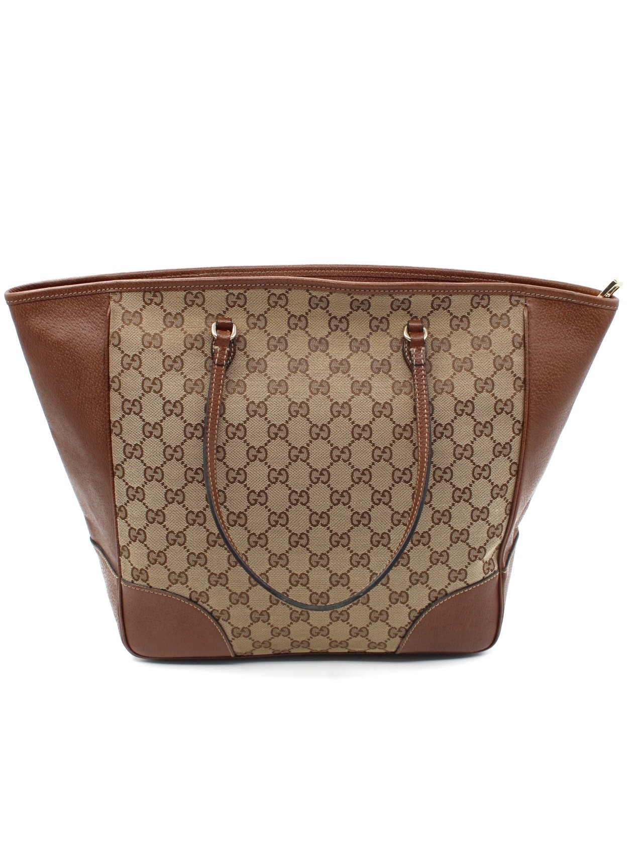 Shopper Gucci in tessuto GG e pelle thumb