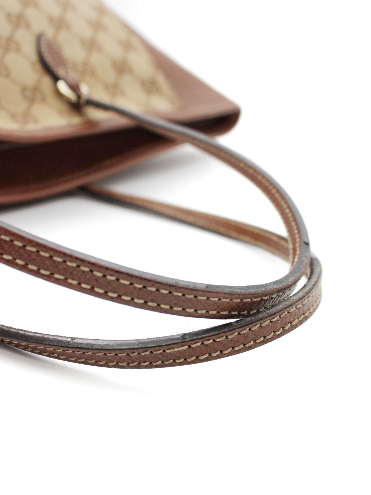 Shopper Gucci in tessuto GG e pelle thumb