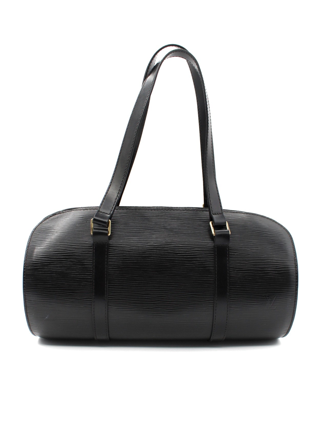 Borsa Louis Vuitton Soufflot in Pelle Nera Epi thumb