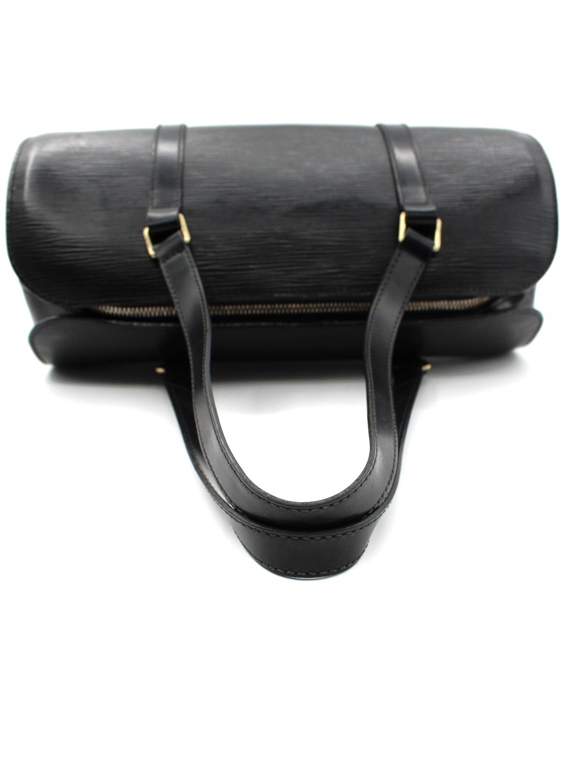 Borsa Louis Vuitton Soufflot in Pelle Nera Epi thumb