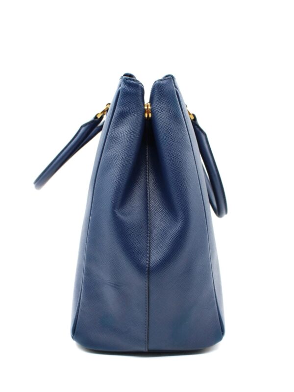 Borsa Prada Galleria in Pelle Saffiano Blu