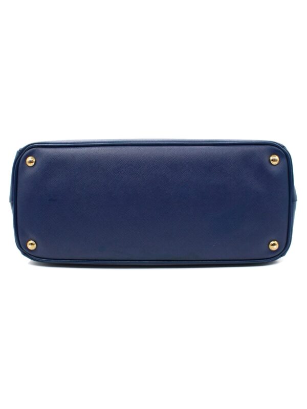 Borsa Prada Galleria in Pelle Saffiano Blu