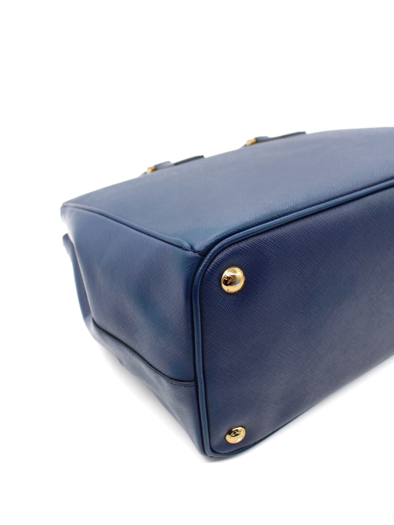Borsa Prada Galleria in Pelle Saffiano Blu thumb