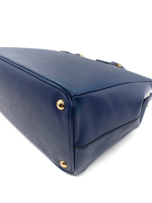Borsa Prada Galleria in Pelle Saffiano Blu