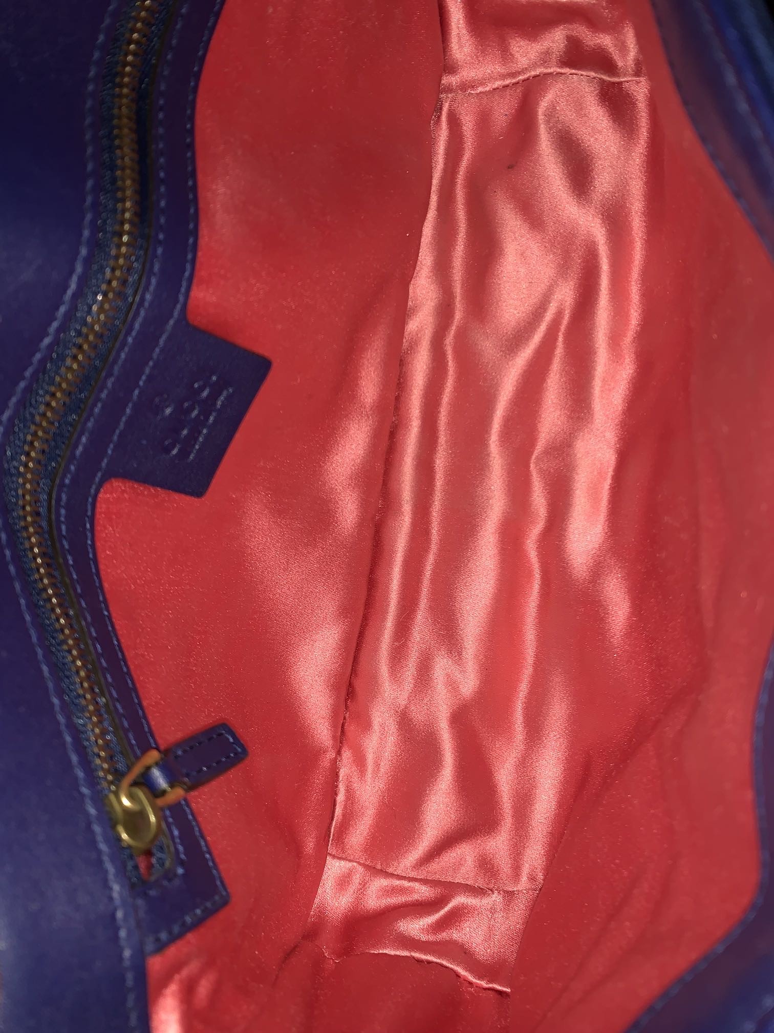 Borsa Gucci Marmont 26 Velvet Blu thumb