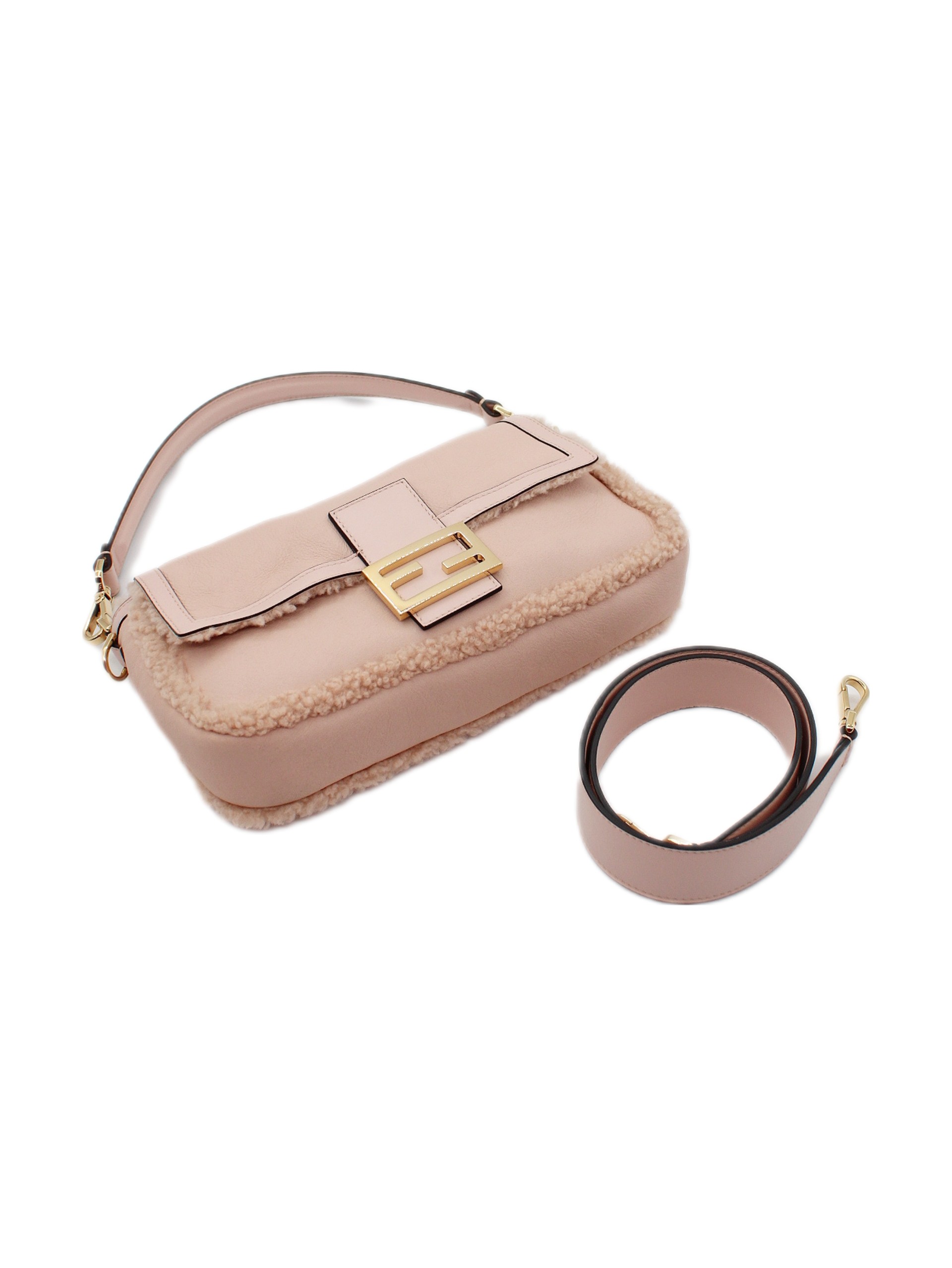 Borsa Fendi baguette in montone thumb