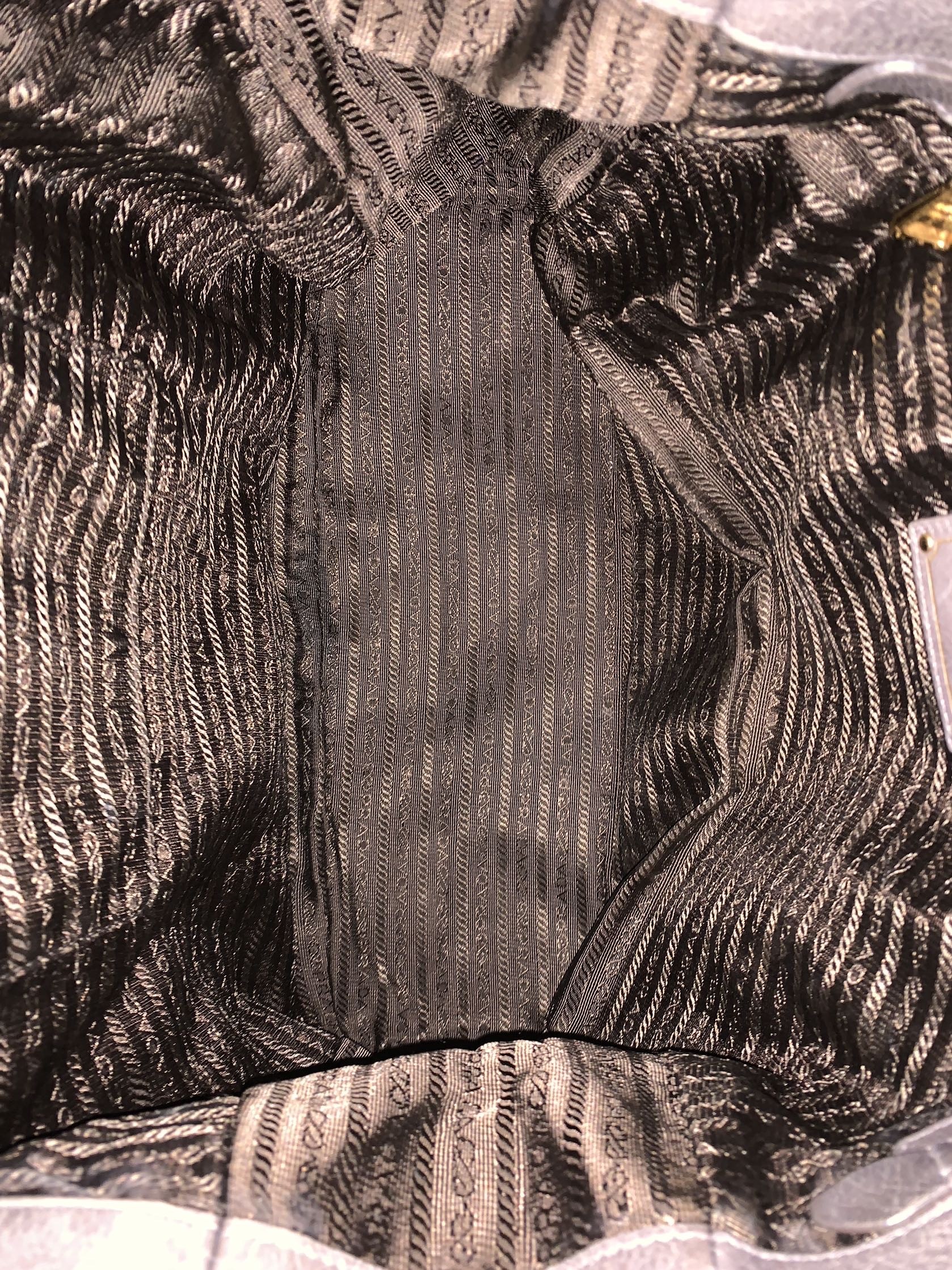 Borsa Prada in Pelle di Vitello Fango thumb