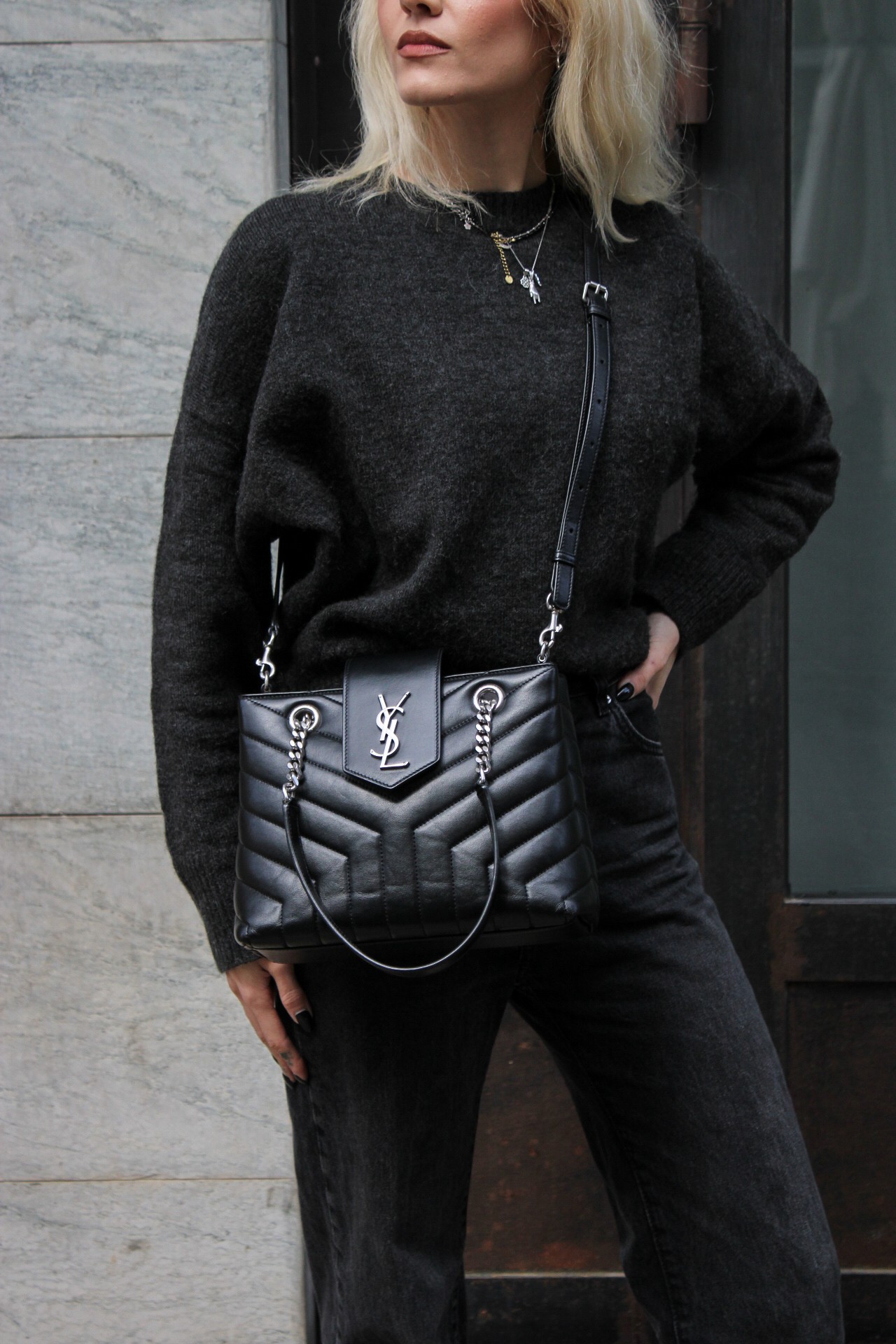 Borsa Saint Laurent LouLou shopping thumb